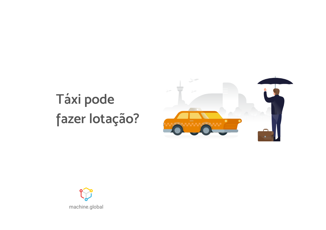 taxi pode fazer lotacao