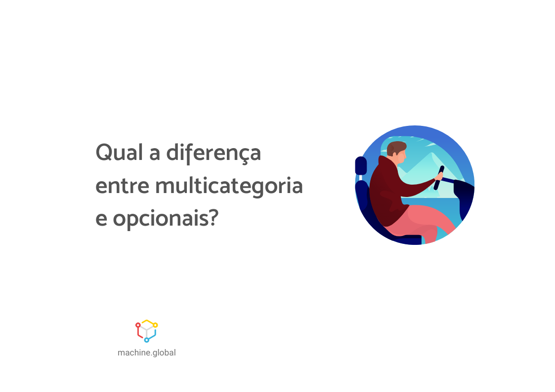 multicategoria e opcionais