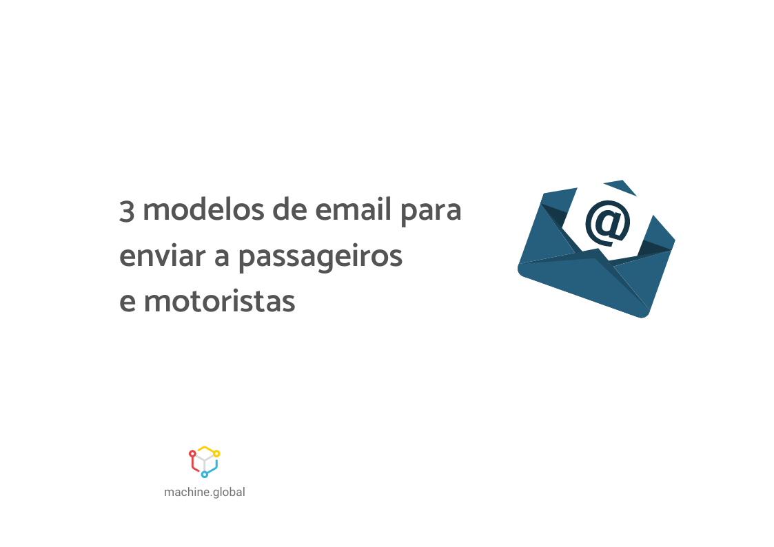 modelos email apps de transporte