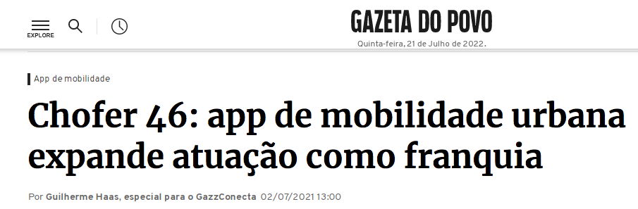 Chofer46 na Gazeta do Povo