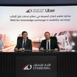 Uber e Etihad Rali
