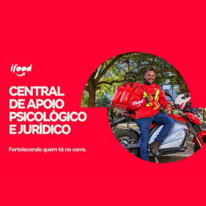 iFood lança central de apoio para entregadores em parceria com associação de advogadas negras