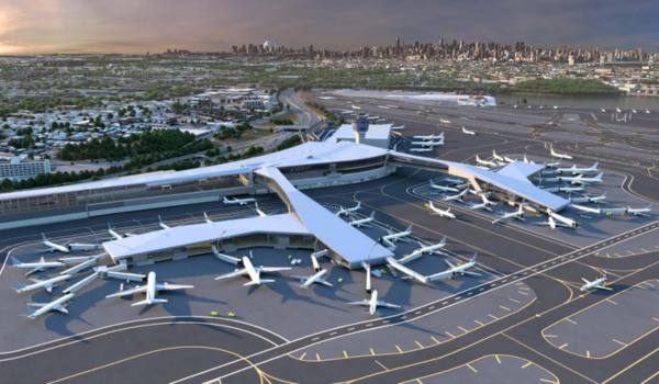 Lyft eleva o padrão das viagens de origem e com destino a aeroporto de LaGuardia