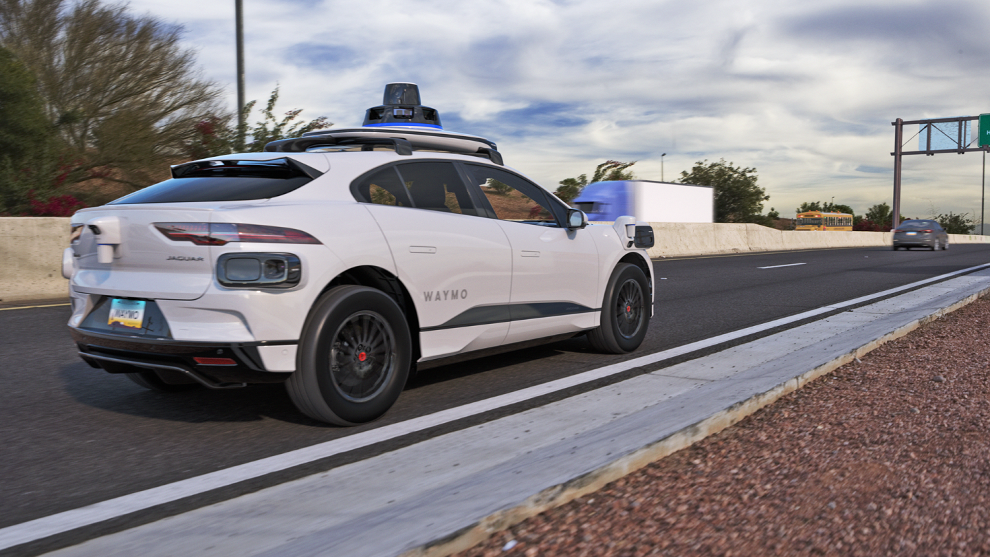 Waymo One I PACE on Freeway