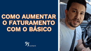 Motorista de aplicativo ao volante e texto: "Como aumentar o faturamento com o básico" em destaque.