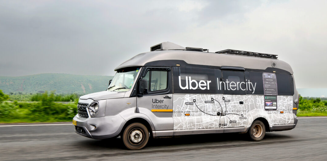 Carro da Uber Intercity.